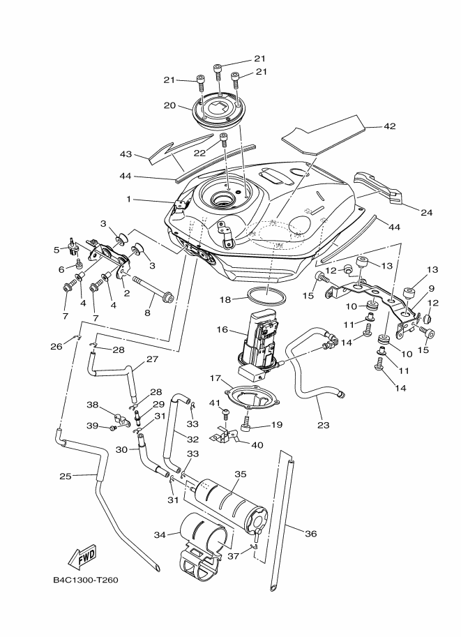 Yamaha Ersatzteile - OEM teile katalog 