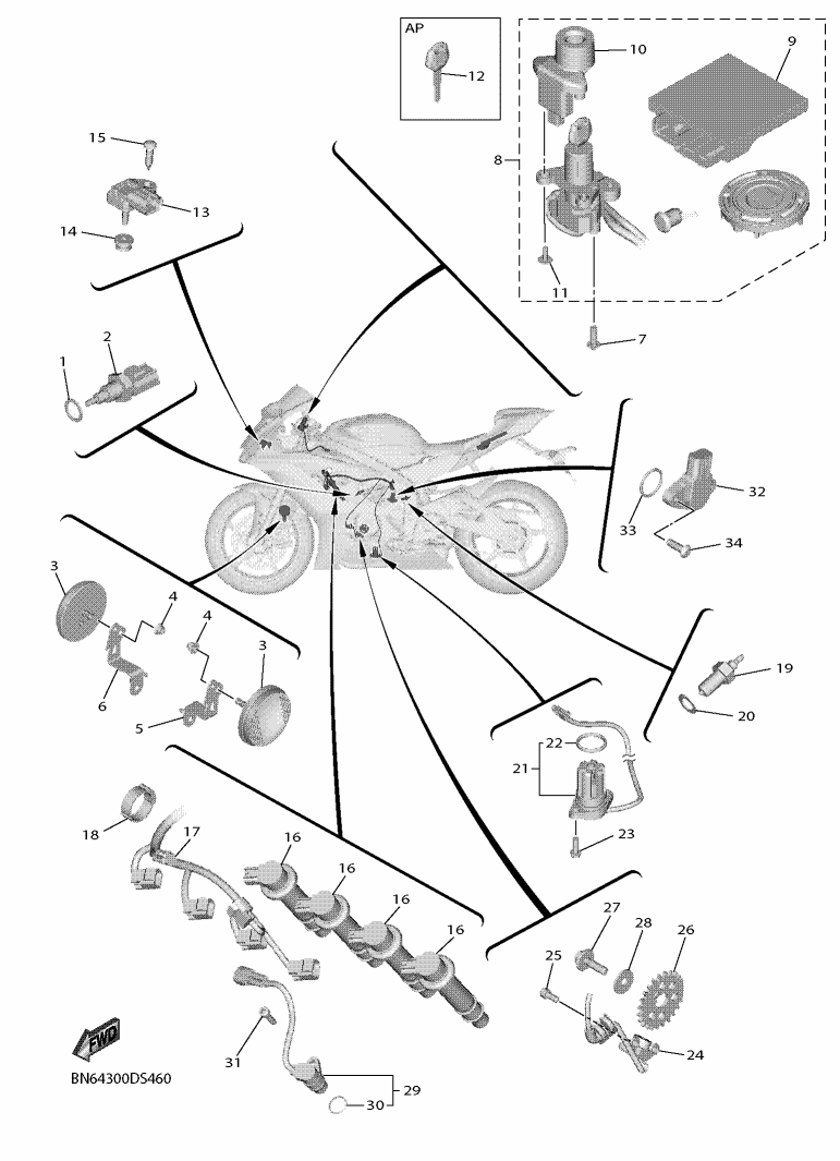 Yamaha Ersatzteile - OEM teile katalog 